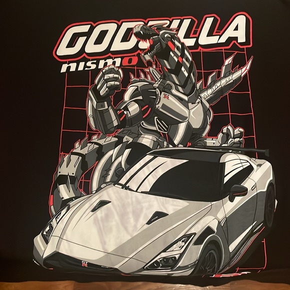 Men's Size Large Short Sleeve Tee Tuner Cult Godzilla / GT -NEW - Picture 10 of 12